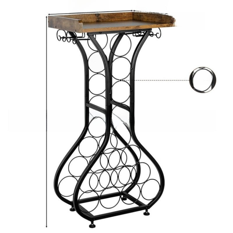 Modern Freestanding Wine Rack