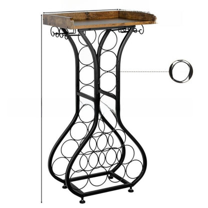 Modern Freestanding Wine Rack