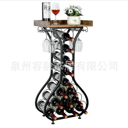 Modern Freestanding Wine Rack