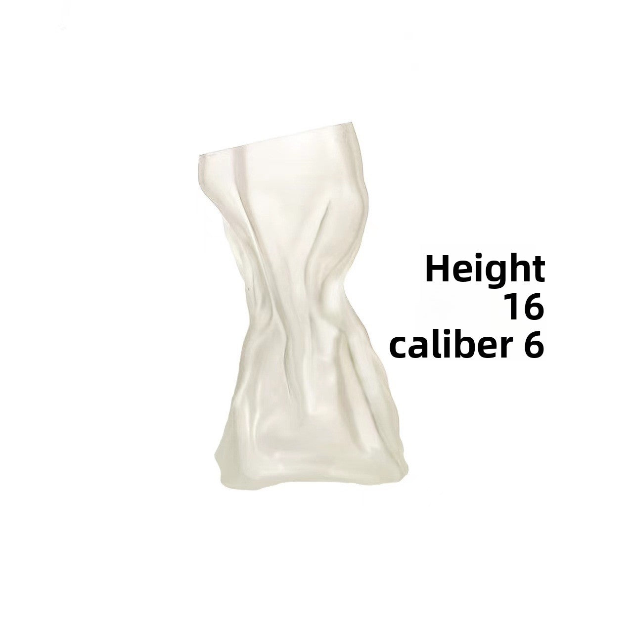 Modern Frosted Glass Flower Vase