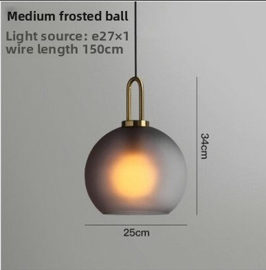 Modern Glass Ball Pendant Light