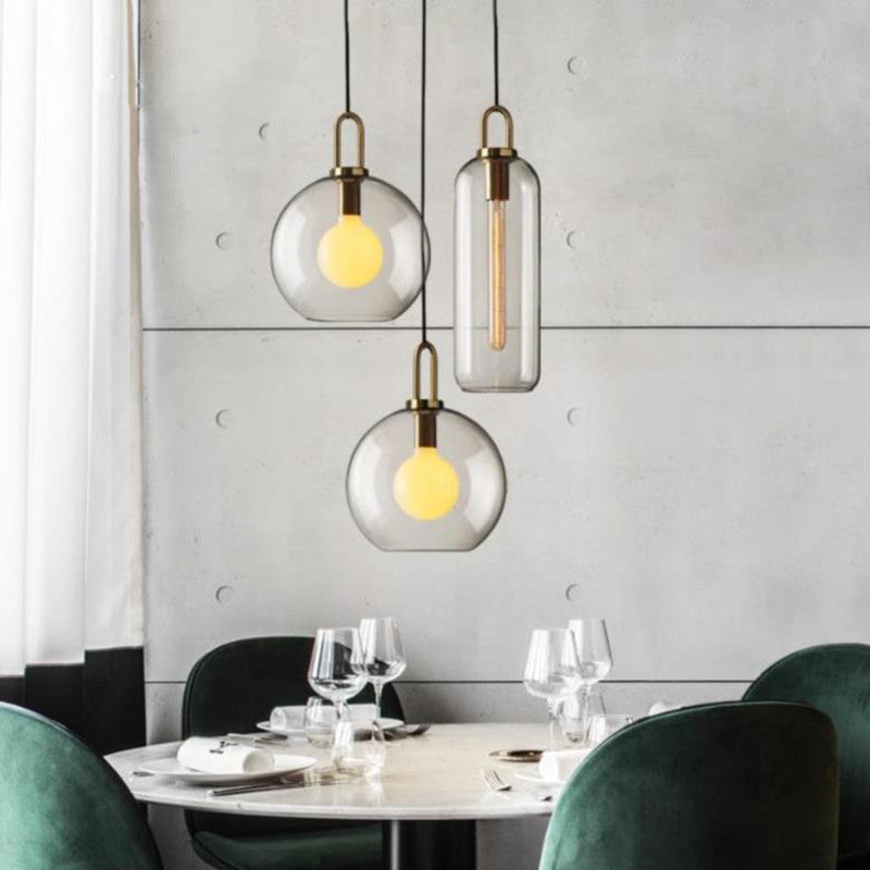 Modern Glass Ball Pendant Light