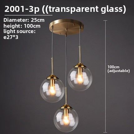 Modern Glass Pendant Lighting Fixture
