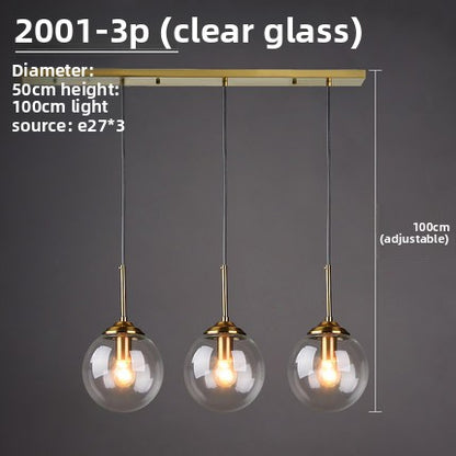 Modern Glass Pendant Lighting Fixture