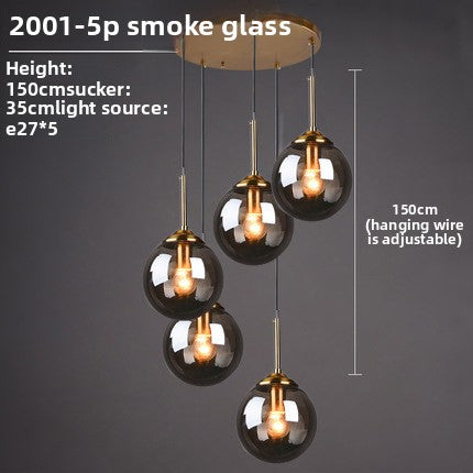 Modern Glass Pendant Lighting Fixture
