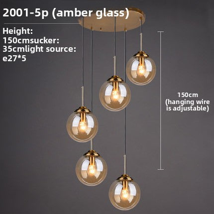 Modern Glass Pendant Lighting Fixture
