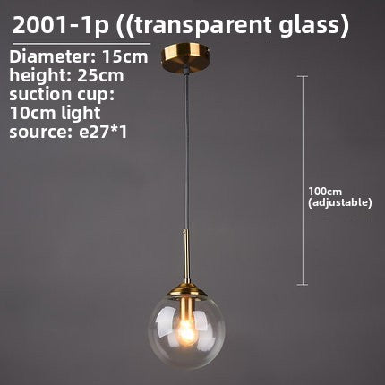 Modern Glass Pendant Lighting Fixture