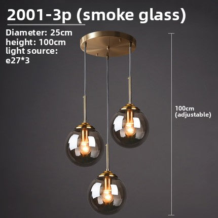 Modern Glass Pendant Lighting Fixture