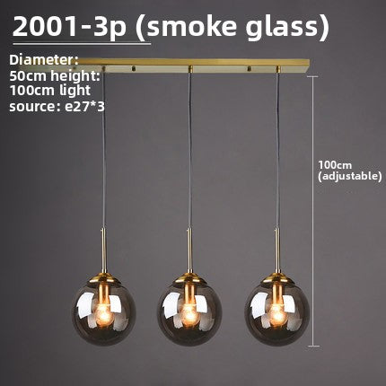 Modern Glass Pendant Lighting Fixture