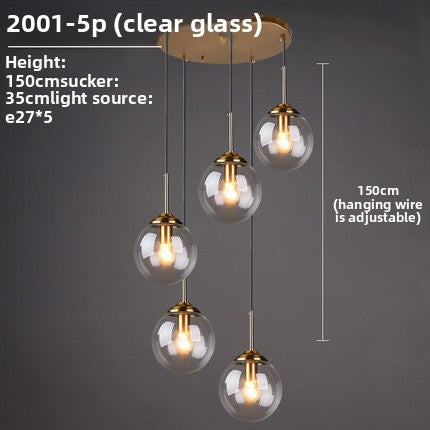 Modern Glass Pendant Lighting Fixture