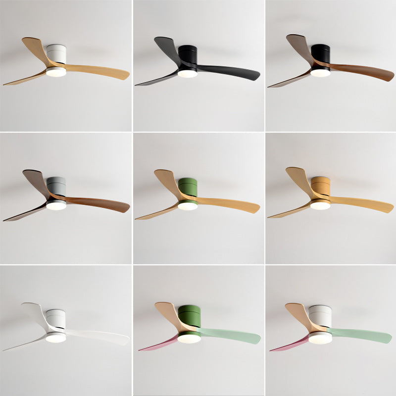 Modern Integrated Ceiling Fan with Light Remote Control