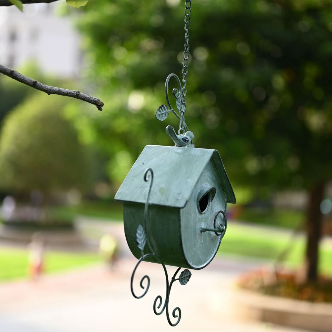 Modern Iron Bird Nest Hanging Decor