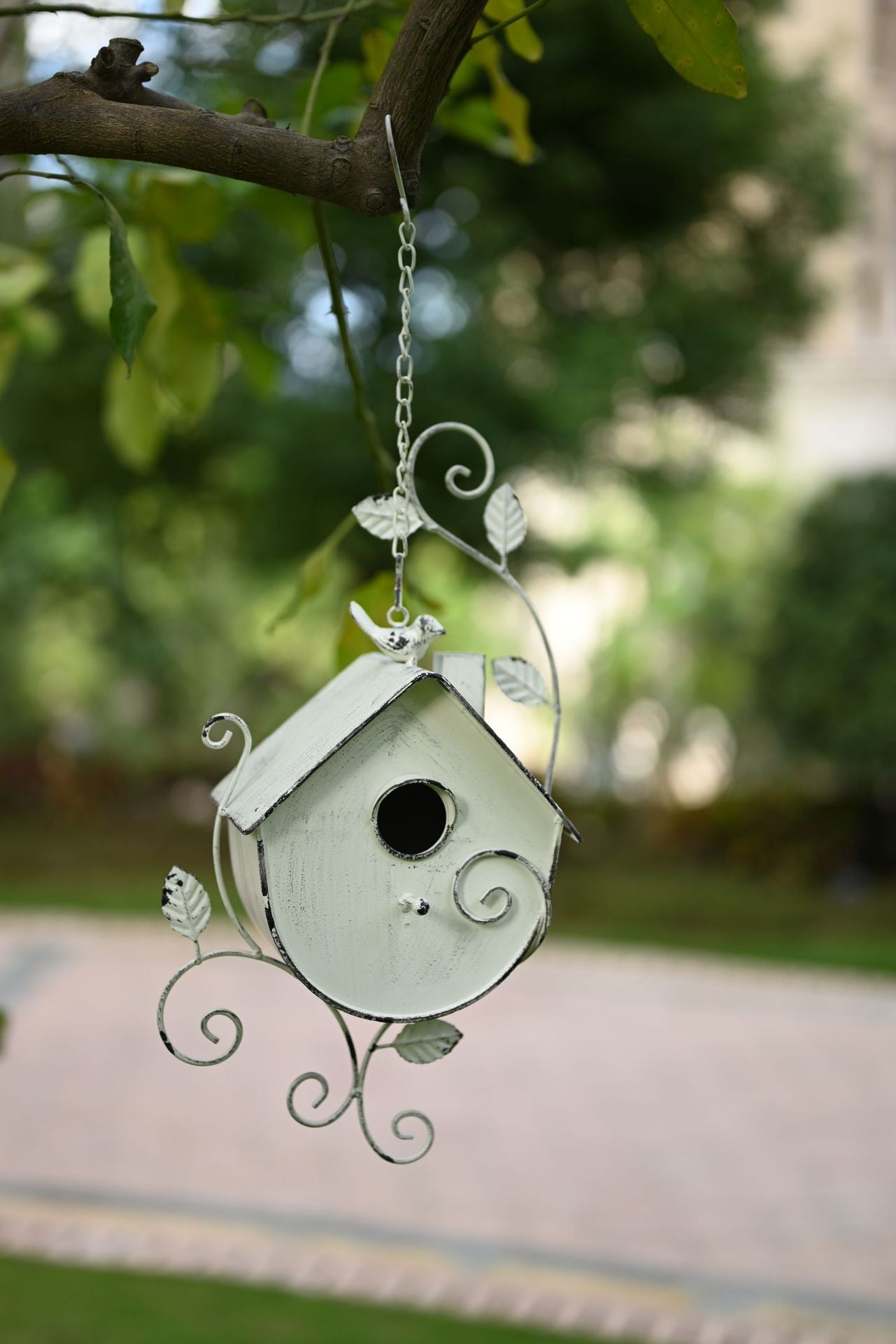 Modern Iron Bird Nest Hanging Decor