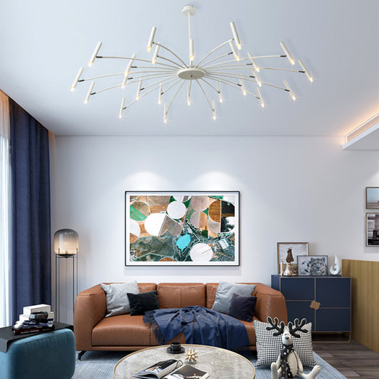 Modern Iron Hanging Chandelier for Living Room and Dining Room