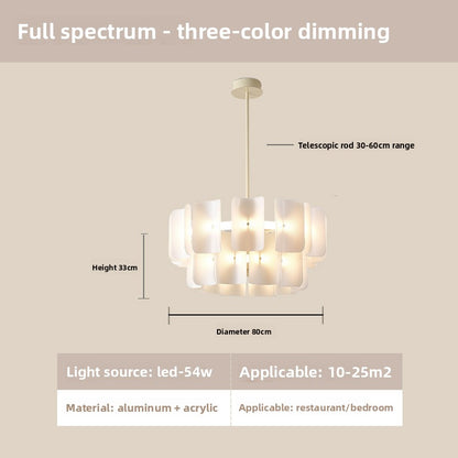 Modern Japanese Style LED Chandelier Lighting