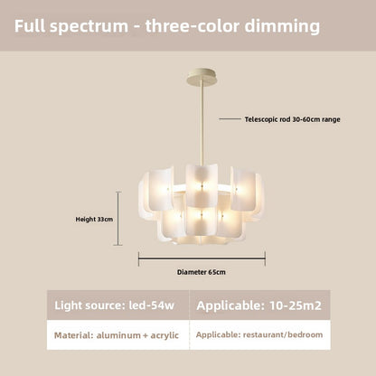 Modern Japanese Style LED Chandelier Lighting