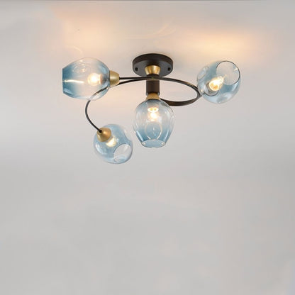 Modern LED Ceiling Light Remote Control Dimmable