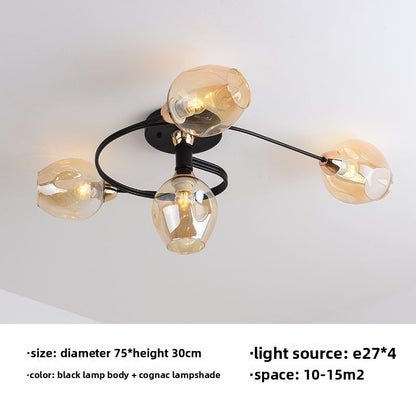 Modern LED Ceiling Light Remote Control Dimmable