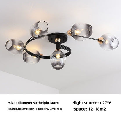 Modern LED Ceiling Light Remote Control Dimmable