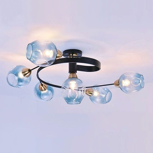 Modern LED Ceiling Light Remote Control Dimmable