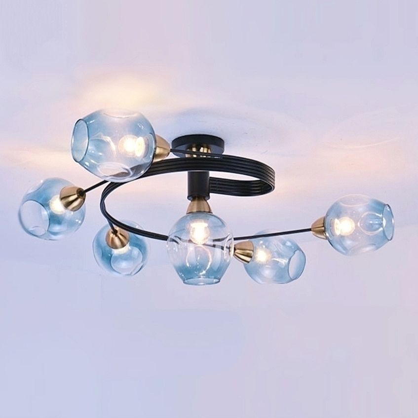 Modern LED Ceiling Light Remote Control Dimmable
