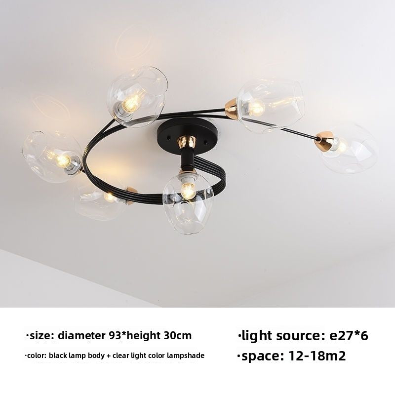 Modern LED Ceiling Light Remote Control Dimmable