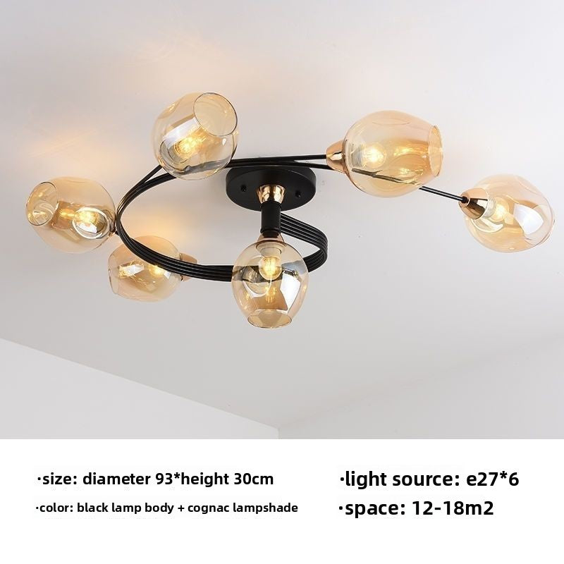 Modern LED Ceiling Light Remote Control Dimmable