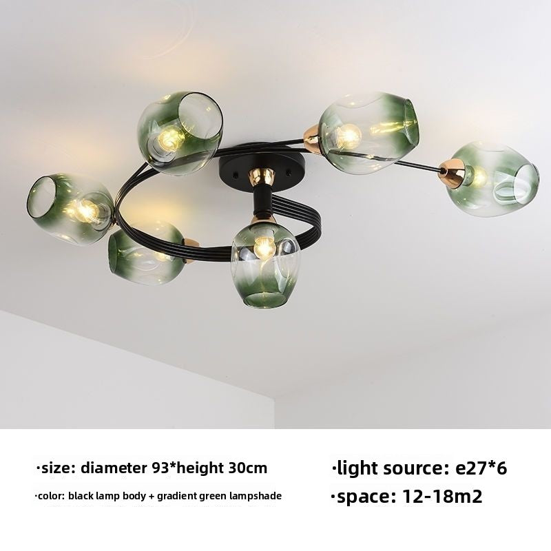 Modern LED Ceiling Light Remote Control Dimmable