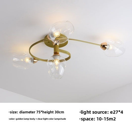 Modern LED Ceiling Light Remote Control Dimmable