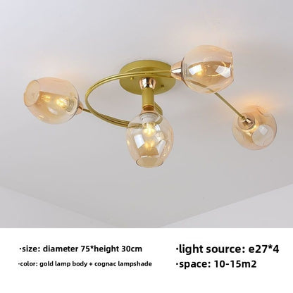 Modern LED Ceiling Light Remote Control Dimmable