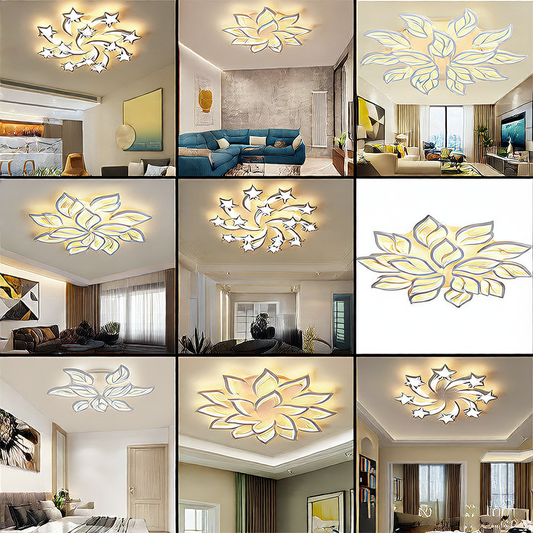 Modern LED Ceiling Light with Dimmable Smart Control