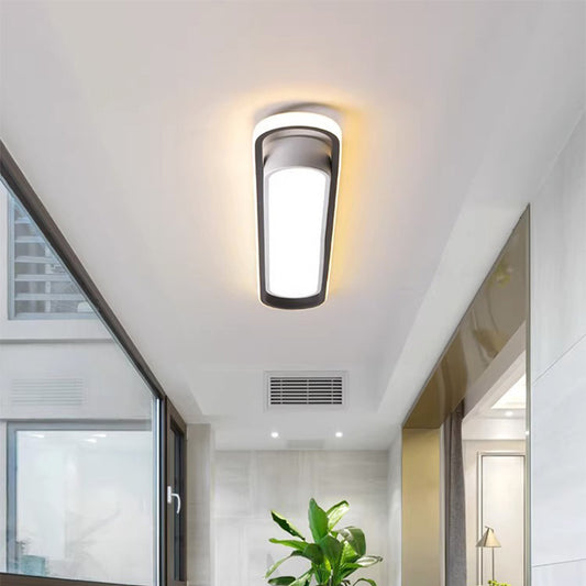Modern led ceiling lights are long and narrow