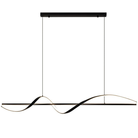 Modern LED Chandelier for Dining Room with Adjustable Height