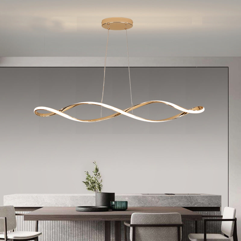 Modern LED Chandelier with Remote Control Dimming