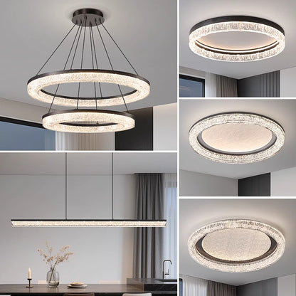 Modern LED Chandelier with Smart Control