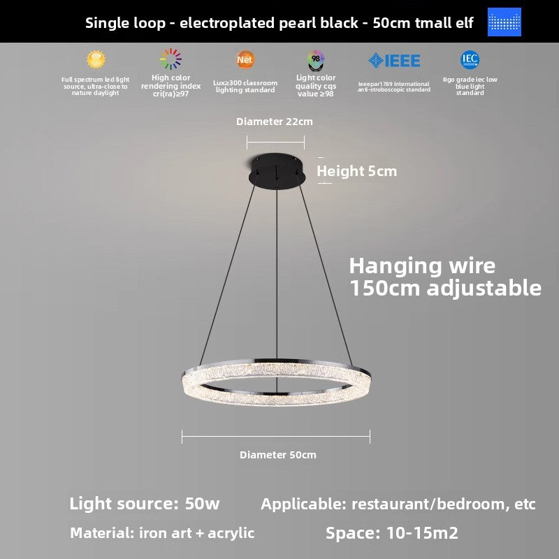 Modern LED Chandelier with Smart Control