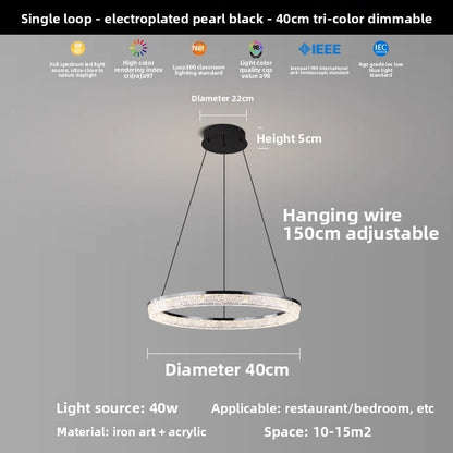 Modern LED Chandelier with Smart Control
