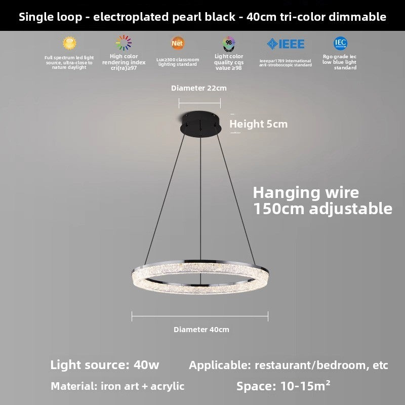 Modern LED Chandelier with Smart Control