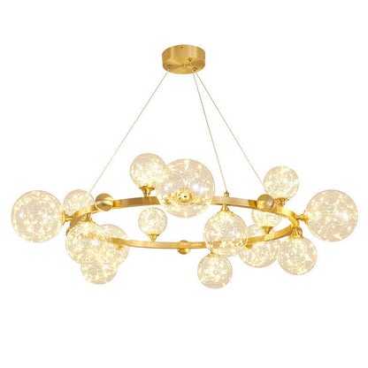Modern LED Chandelier with Star Design