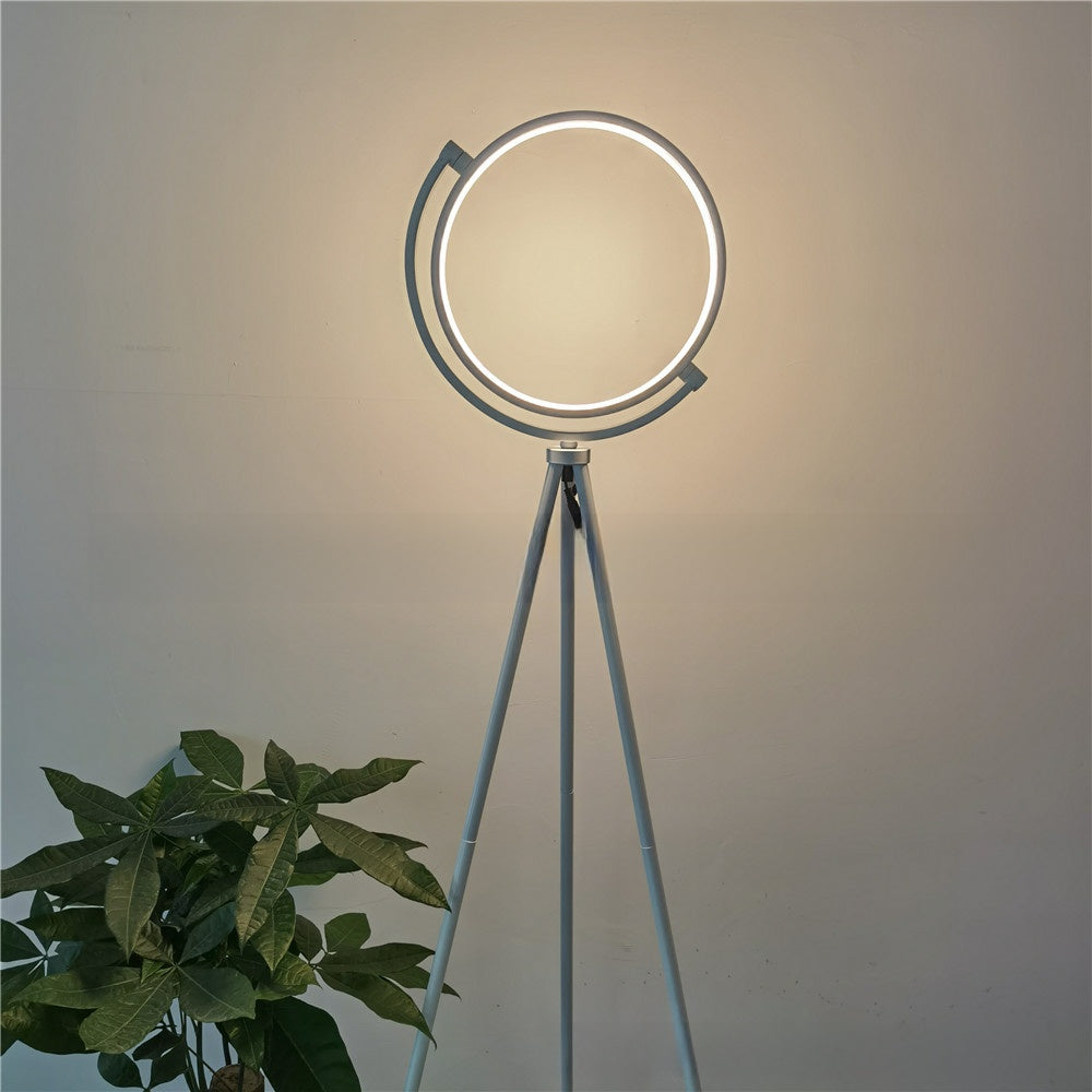 Modern LED Corner Floor Lamp with Foot Switch