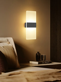 Rectangular Brushed Silver 6W Warm