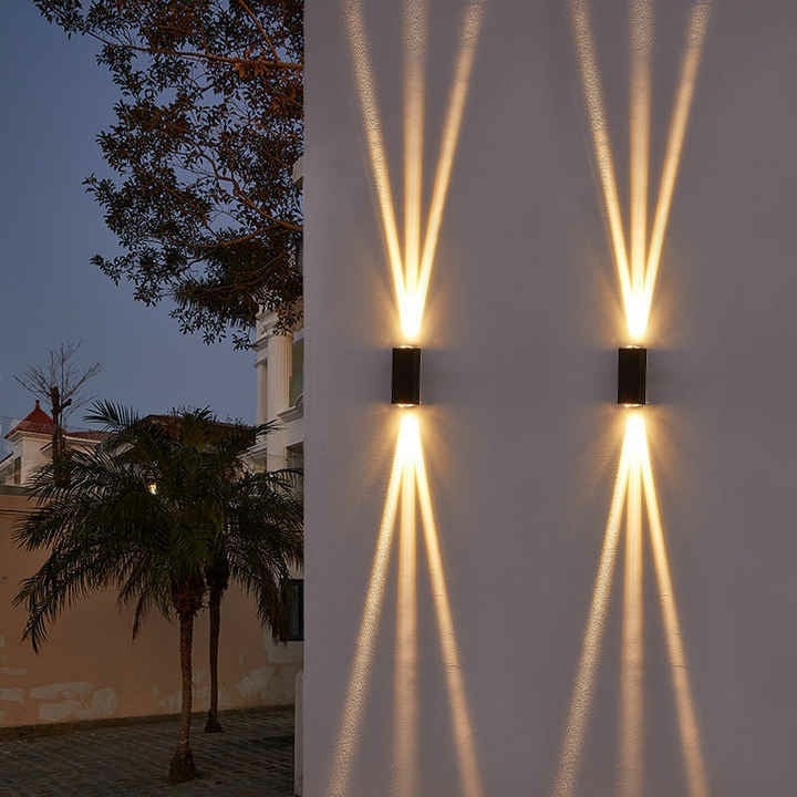 Modern LED Wall Light Triple Beam Indoor Outdoor