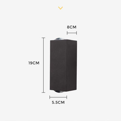 Modern LED Wall Light Triple Beam Indoor Outdoor