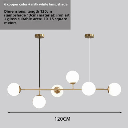 Modern Linear Dining Chandelier Lighting