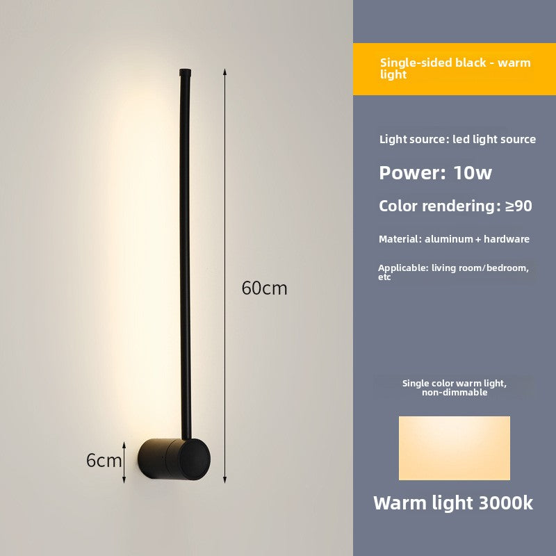 Modern Linear Wall Lamp with Dimmable LED Lighting