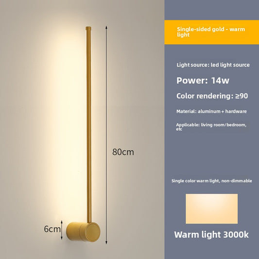 Modern Linear Wall Lamp with Dimmable LED Lighting