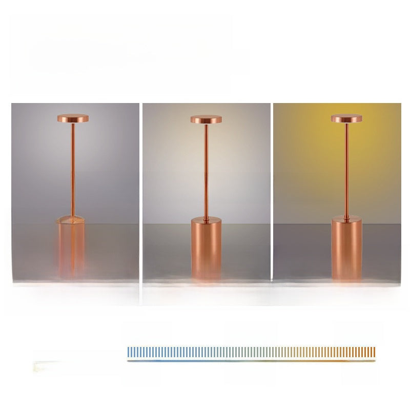 Modern Metal USB Rechargeable LED Table Lamp