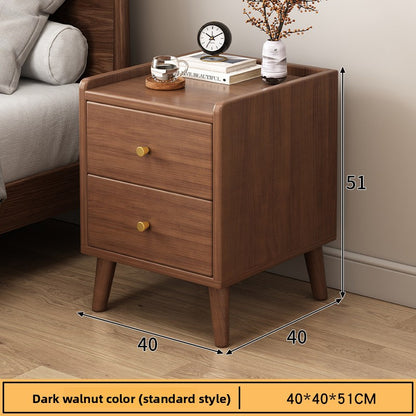 Modern Minimalist Bedside Table with Storage