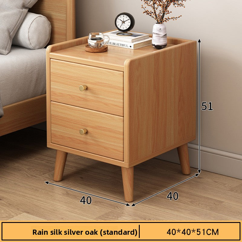 Modern Minimalist Bedside Table with Storage