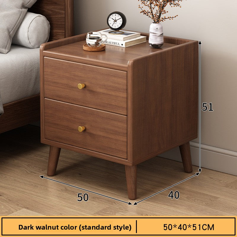 Modern Minimalist Bedside Table with Storage